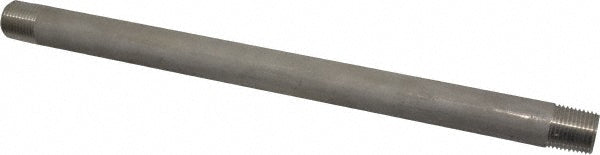 Merit Brass 4008-1200 Stainless Steel Pipe Nipple 1/2" Pipe, Grade 304 & 304L