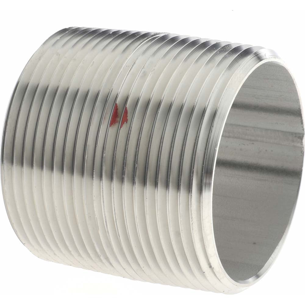 Merit Brass 4024-001 Stainless Steel Pipe Nipple 1-1/2" Pipe, Grade 304 & 304L