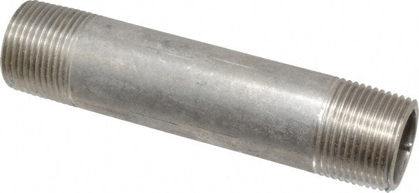 Merit Brass 6012-450 Stainless Steel Pipe Nipple 3/4" Pipe, Grade 316 & 316L
