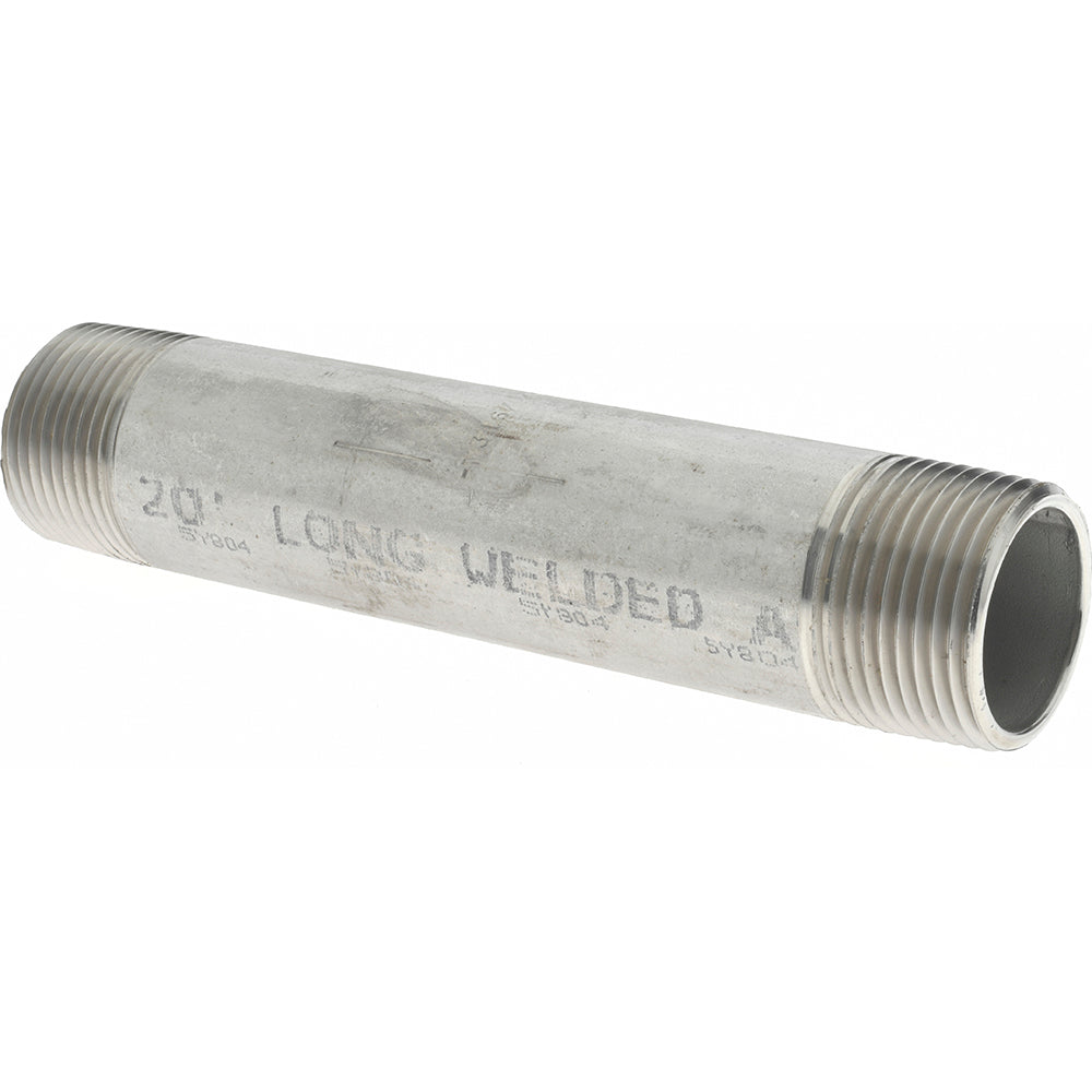 Merit Brass 6016-600 Stainless Steel Pipe Nipple 1" Pipe, Grade 316 & 316L