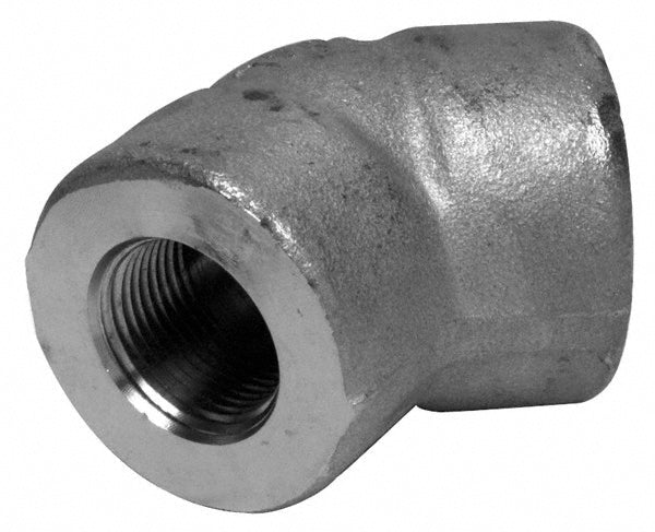 Merit Brass 3402D-02 Pipe 45 deg Elbow 1/8", 304 & 304L Stainless Steel