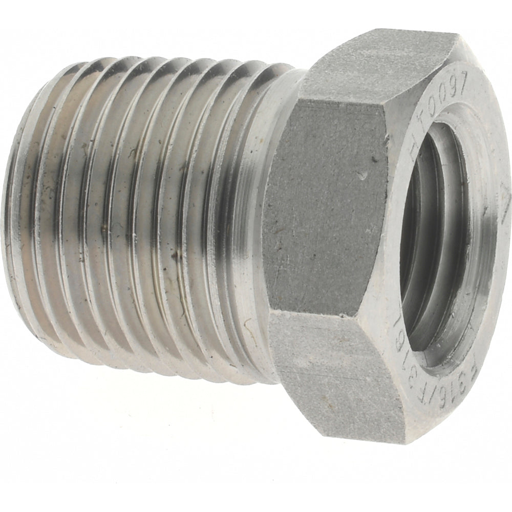 Merit Brass 3614D-0604 Pipe Bushing 3/8", 316 & 316L Stainless Steel