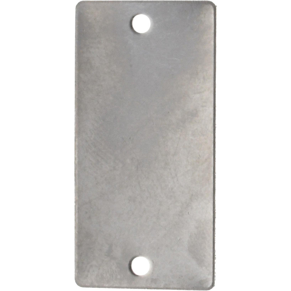 C.H. Hanson 43693 2 Inch Wide, Style 2, Stainless Steel Blank Metal Plate
