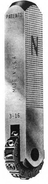 Numberall Stamp & Tool Co.Inc. RS-316-F Manual Stamping Machines