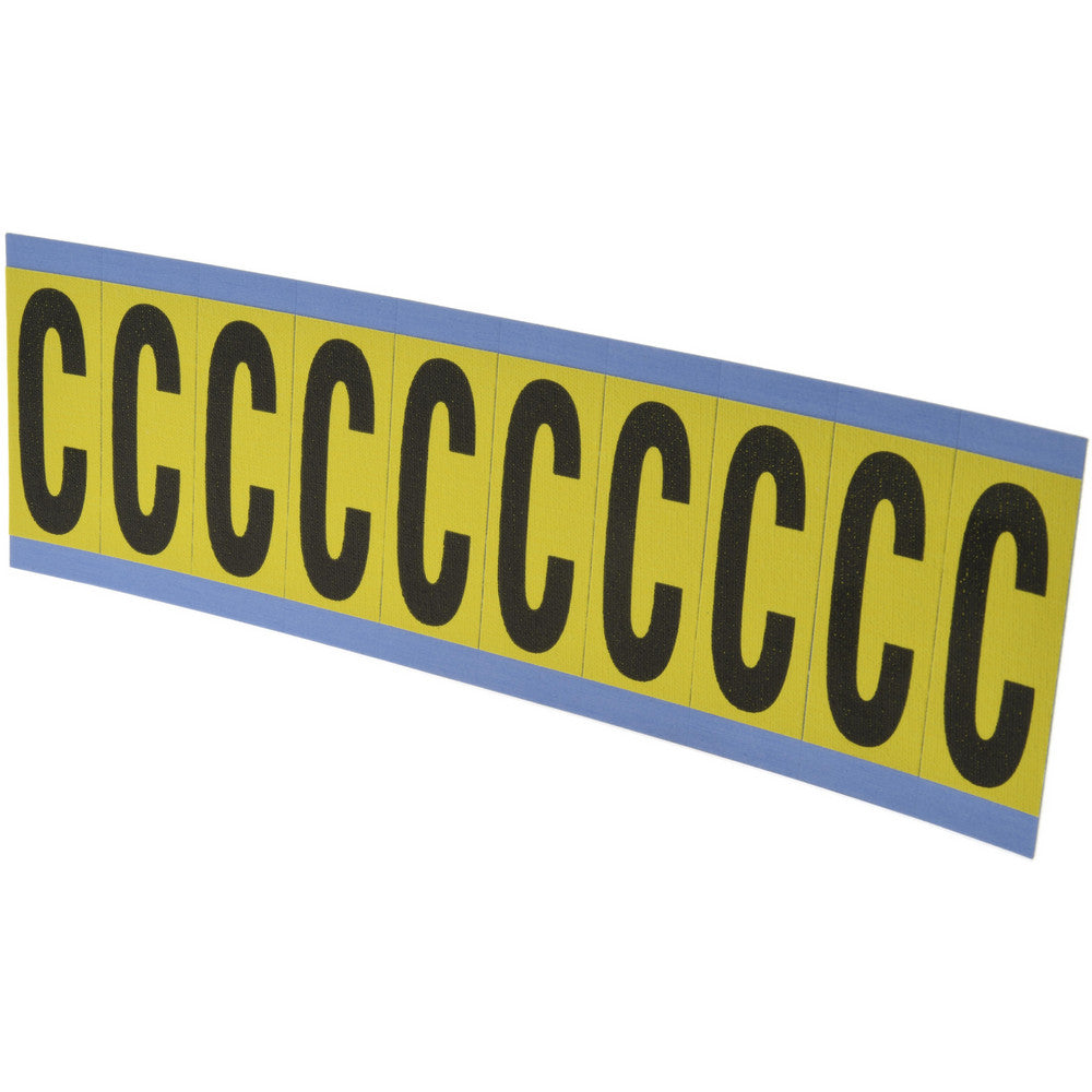 Stranco Incorporated SB5-C Number & Letter Label "C", Rectangle, 1" Wide