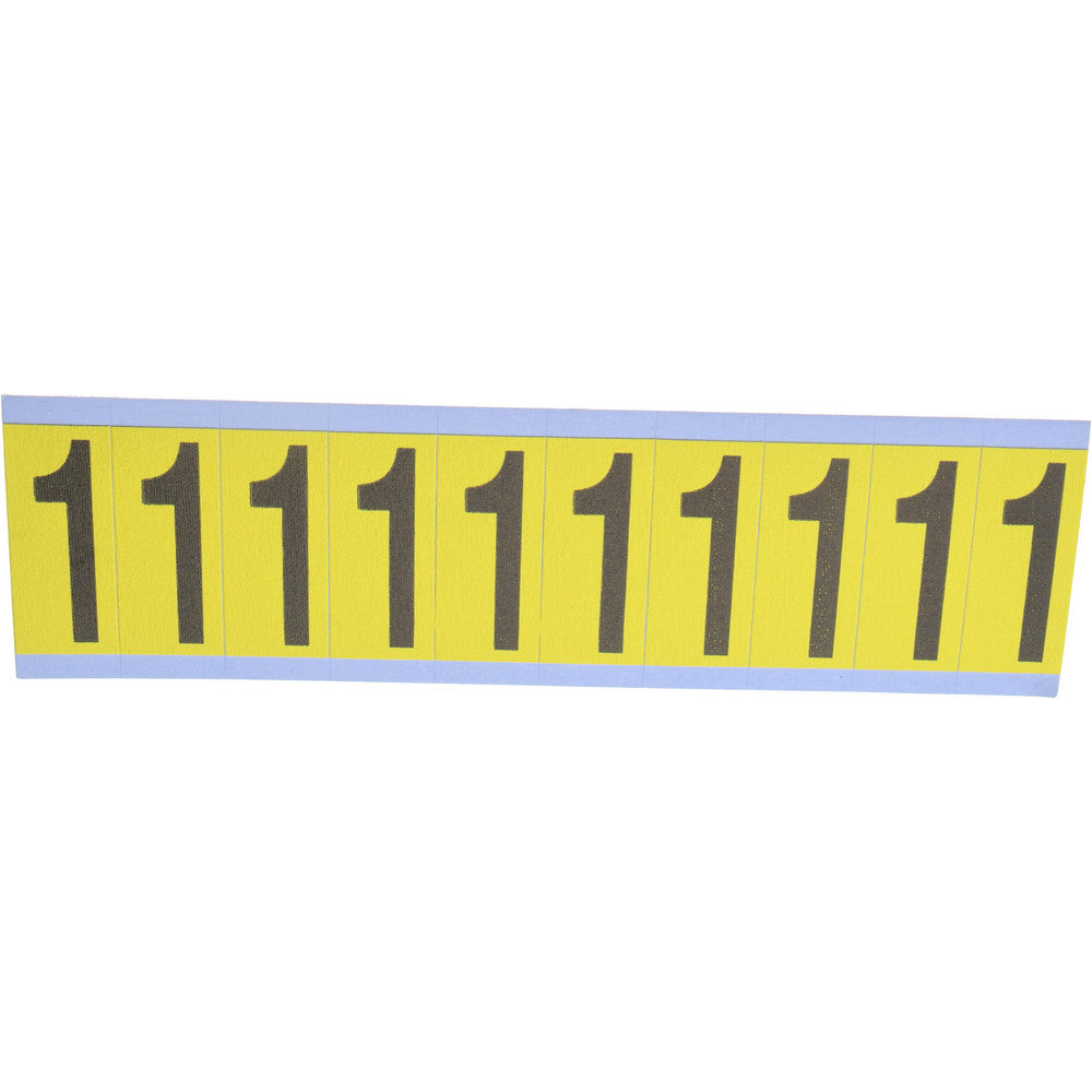 Stranco Incorporated SB5-1 Number & Letter Label "1", Rectangle, 1" Wide
