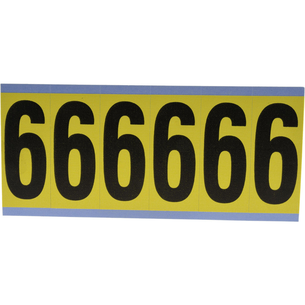 Stranco Incorporated SB6-9 Number & Letter Label "9", Rectangle, 1.5" Wide