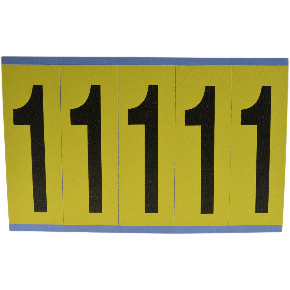 Stranco Incorporated SB7-1 Number & Letter Label "1", Rectangle, 1.75" Wide, 5" High