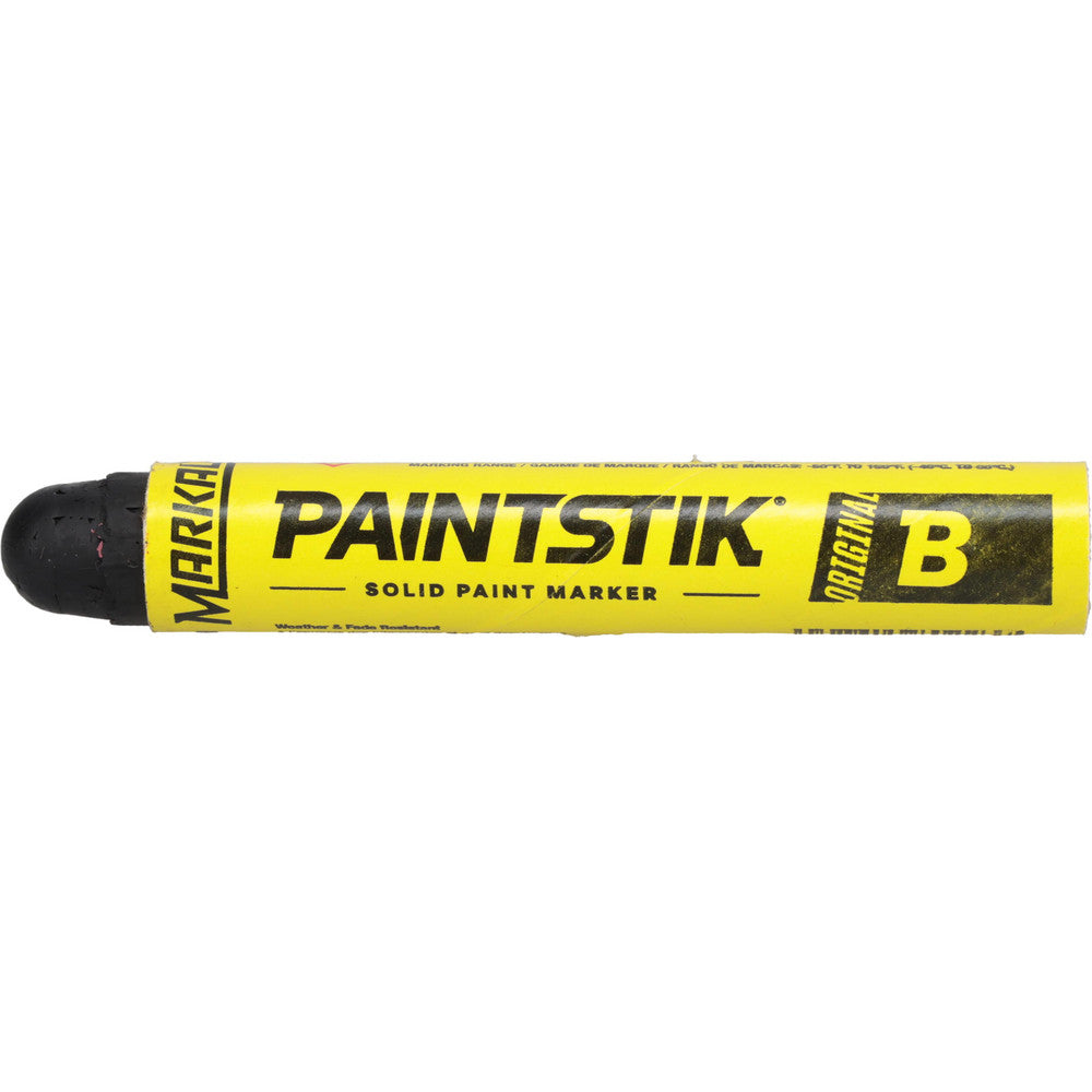 Markal 80223 Solid Paint Marker Black, Oil Base, Round Tip