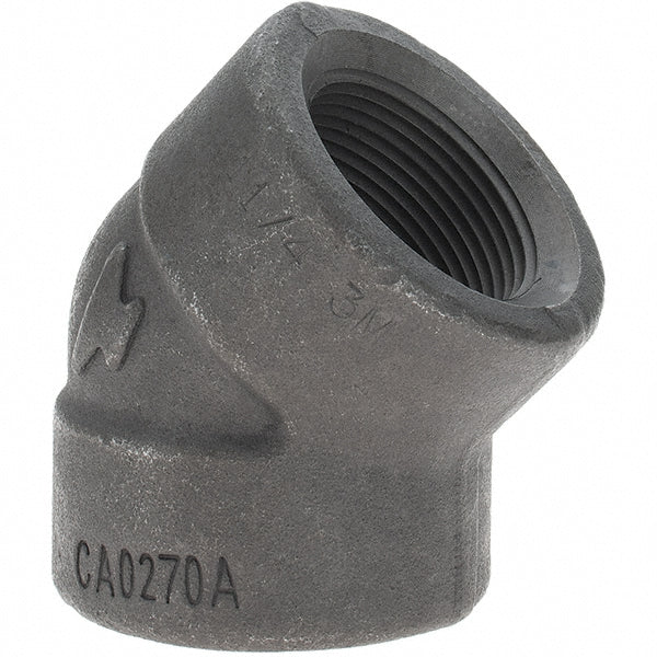 Anvil 0361111206 Black 45 ° Elbow 1-1/4", Threaded