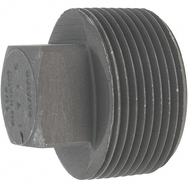 Anvil 0361301401 Black Square Plug 1-1/4", Threaded