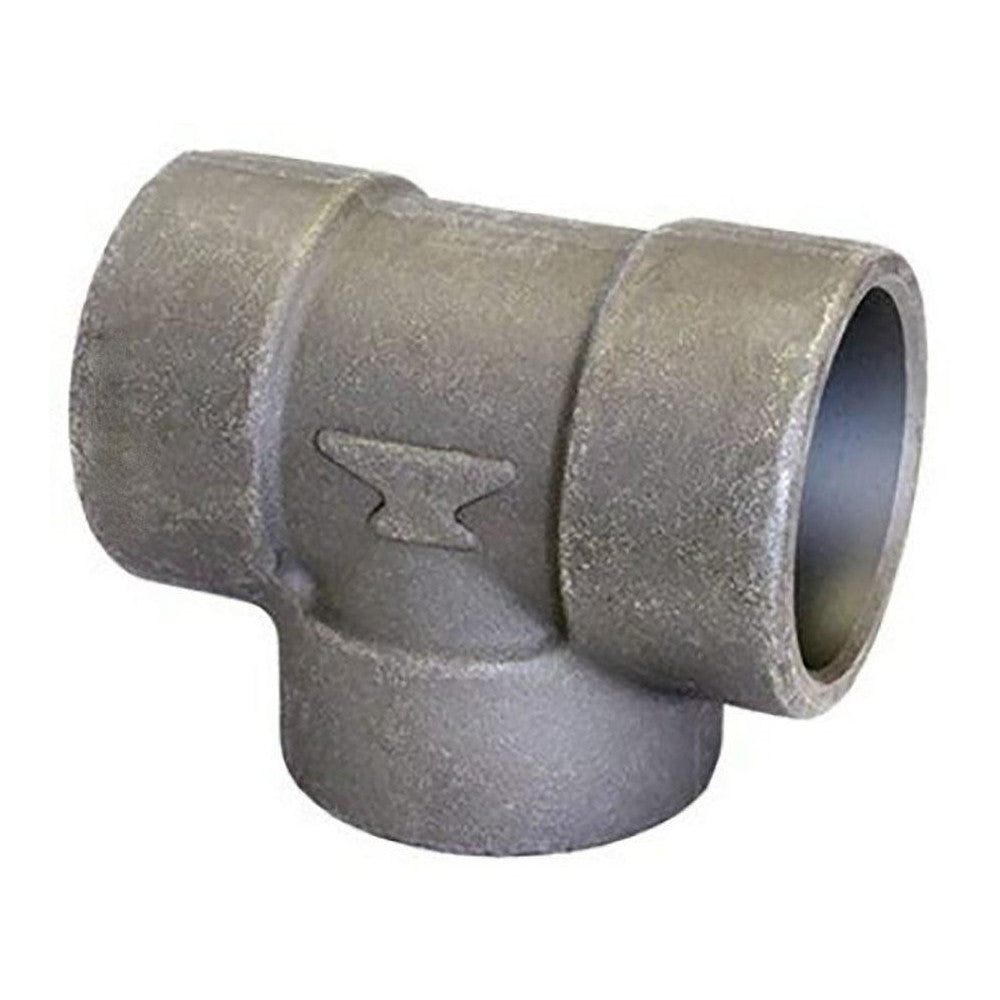 Anvil 0362026007 Black Tee 1-1/2", Welded