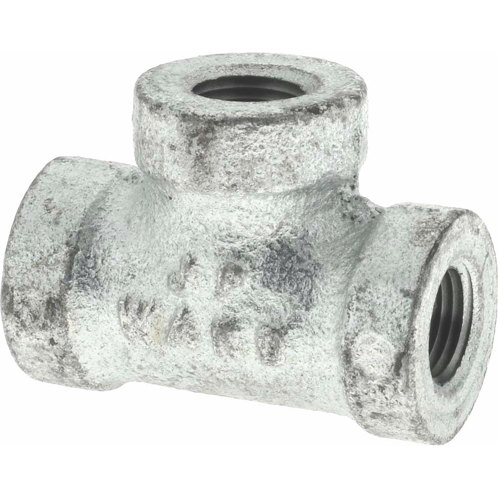 Value Collection G130 6 1/8" Galvanized Malleable Iron Pipe Tee