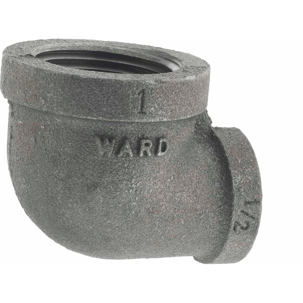 Anvil 0310008602 Black 90 deg Reducing Elbow 1 x 1/2", Threaded