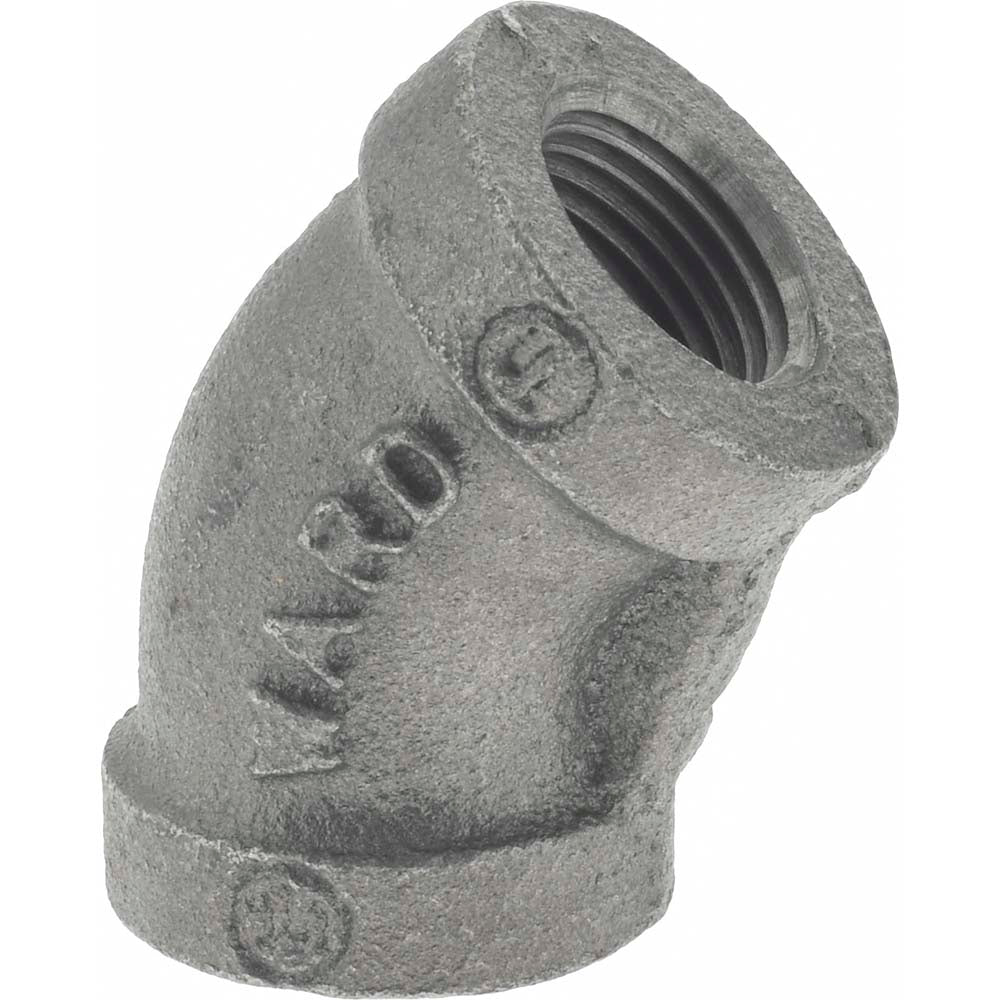 Value Collection B120 10 Black 45 ° Elbow 3/8", Threaded