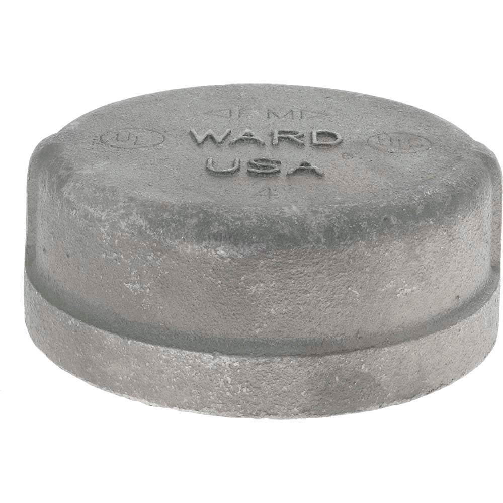 Value Collection B300 100 Black End Cap 4", Threaded
