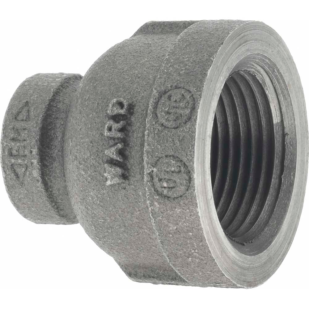 Value Collection B240 20X8 Black Reducing Coupling 3/4 x 1/4", Threaded