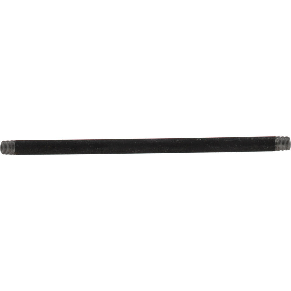 Value Collection NB01080 Black Pipe Nipple 1/8" Dia x 8" Long, Schedule 40