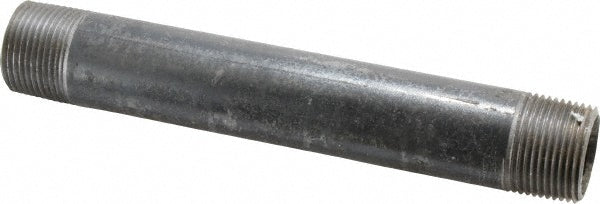 Value Collection NB06080 Black Pipe Nipple 1" Dia x 8" Long, Schedule 40