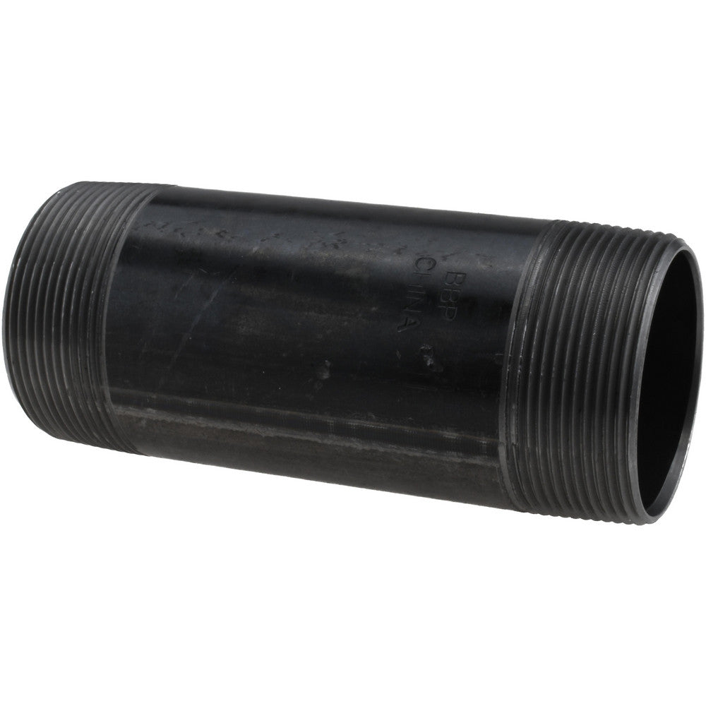 Value Collection NB09055 Black Pipe Nipple 2" Dia x 5-1/2" Long, Schedule 40