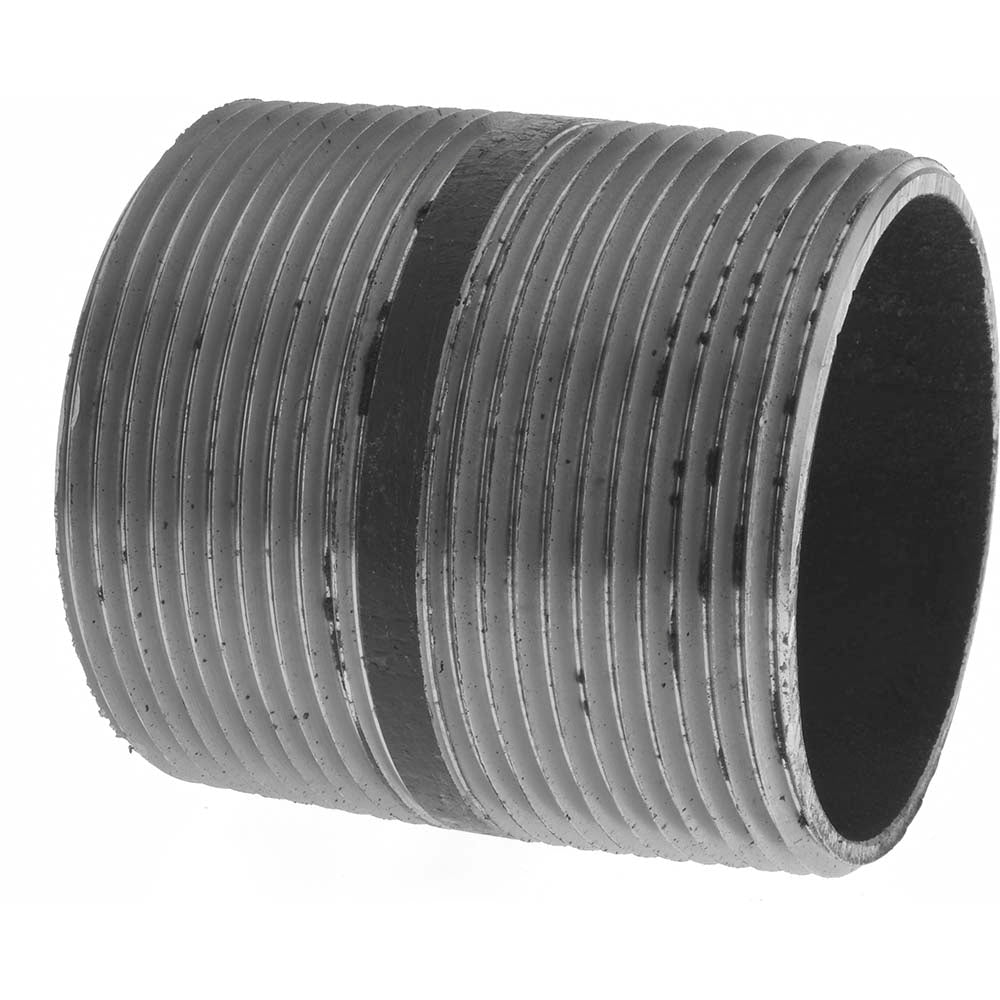 Value Collection NB10030 Black Pipe Nipple 2-1/2" Dia x 3" Long, Schedule 40