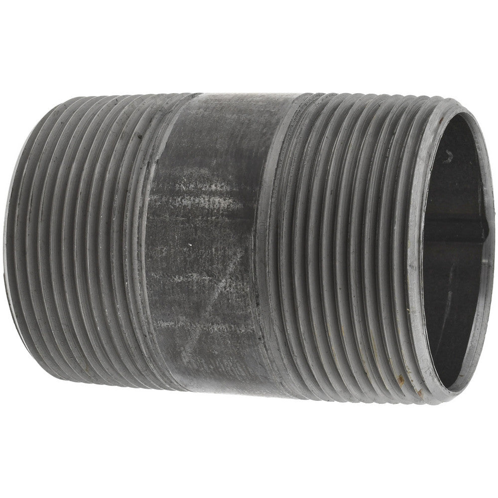 Value Collection NB10040 Black Pipe Nipple 2-1/2" Dia x 4" Long, Schedule 40