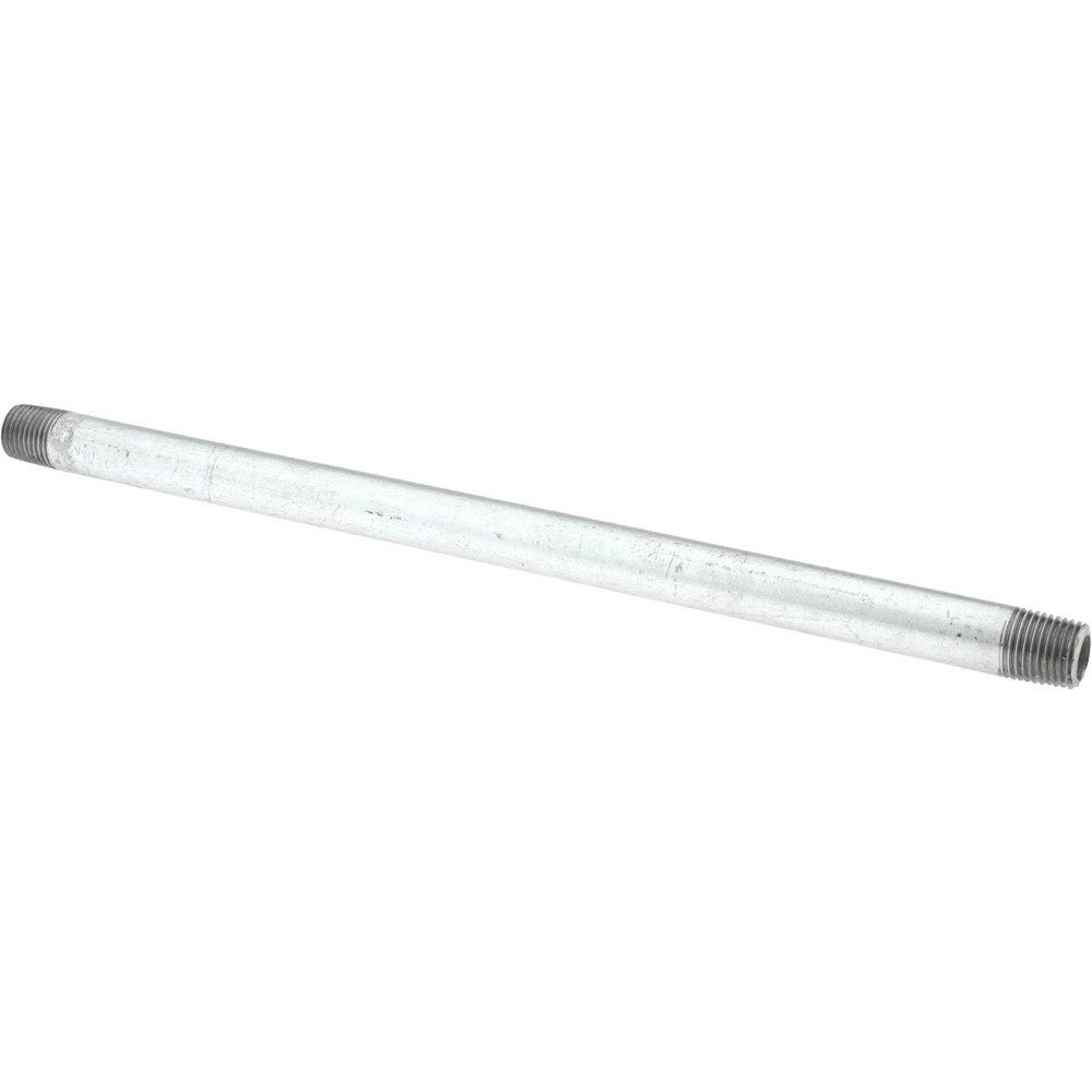 Value Collection NG02100 Galvanized Pipe Nipple 1/4", 10" Long, Schedule 40, Steel