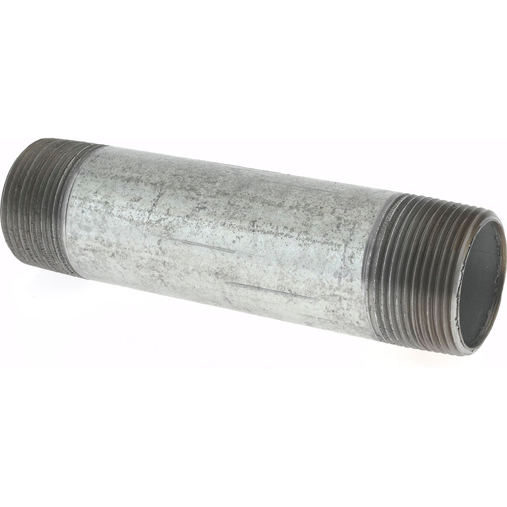 Value Collection NG07060 Galvanized Pipe Nipple 1-1/4", 6" Long, Schedule 40, Steel