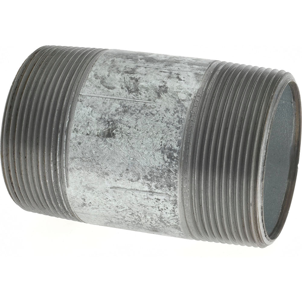 Value Collection NG09035 Galvanized Pipe Nipple 2", 3-1/2" Long, Schedule 40, Steel