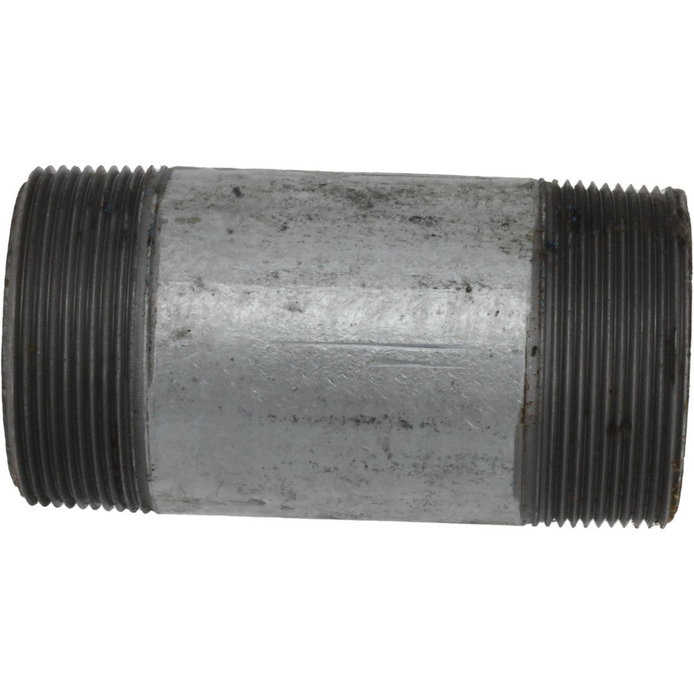 Anvil 0331038000 Galvanized Pipe Nipple 2", 4-1/2" Long, Schedule 40, Steel