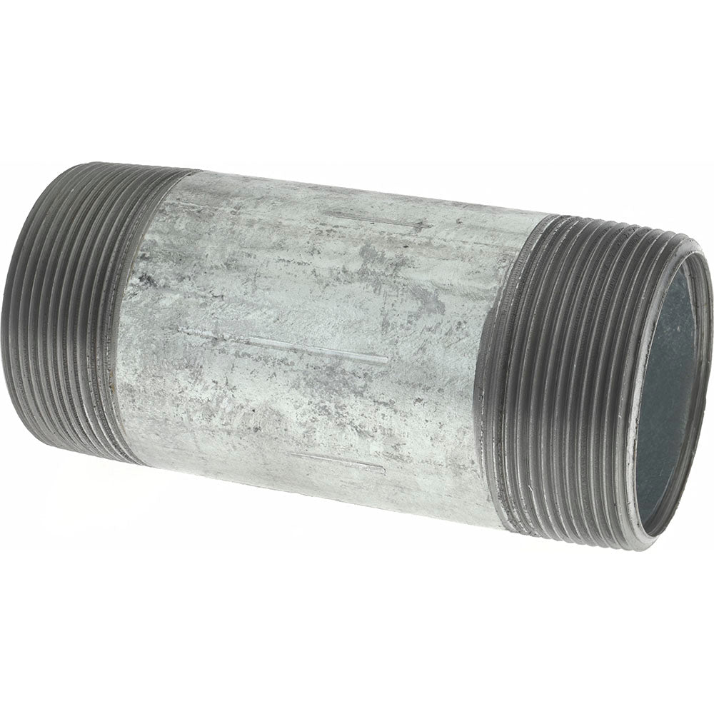Value Collection NG09050 Galvanized Pipe Nipple 2", 5" Long, Schedule 40, Steel