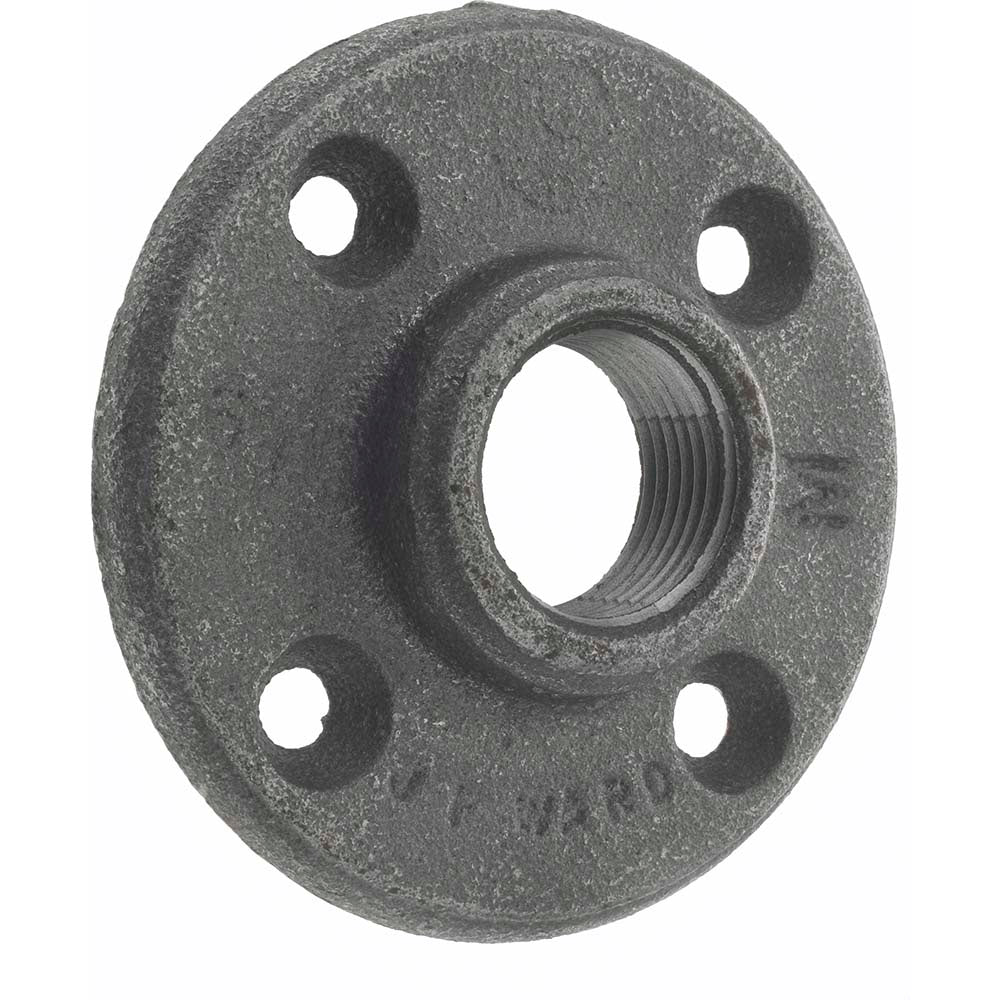 Anvil 0310105200 3/4" Pipe, 3-1/4" OD, 5/8" Hub Length, Black Floor Pipe Flange