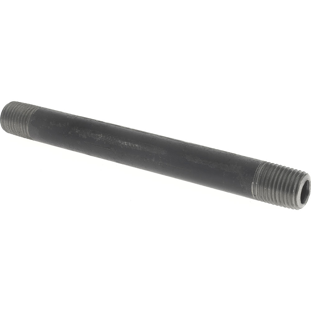 Value Collection 1/4127BLKBN80 Black Pipe Nipple 1/4" Dia x 5" Long, Schedule 80