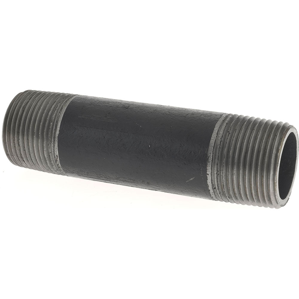 Value Collection 1114.3BLKBN80 Black Pipe Nipple 1" Dia x 4-1/2" Long, Schedule 80