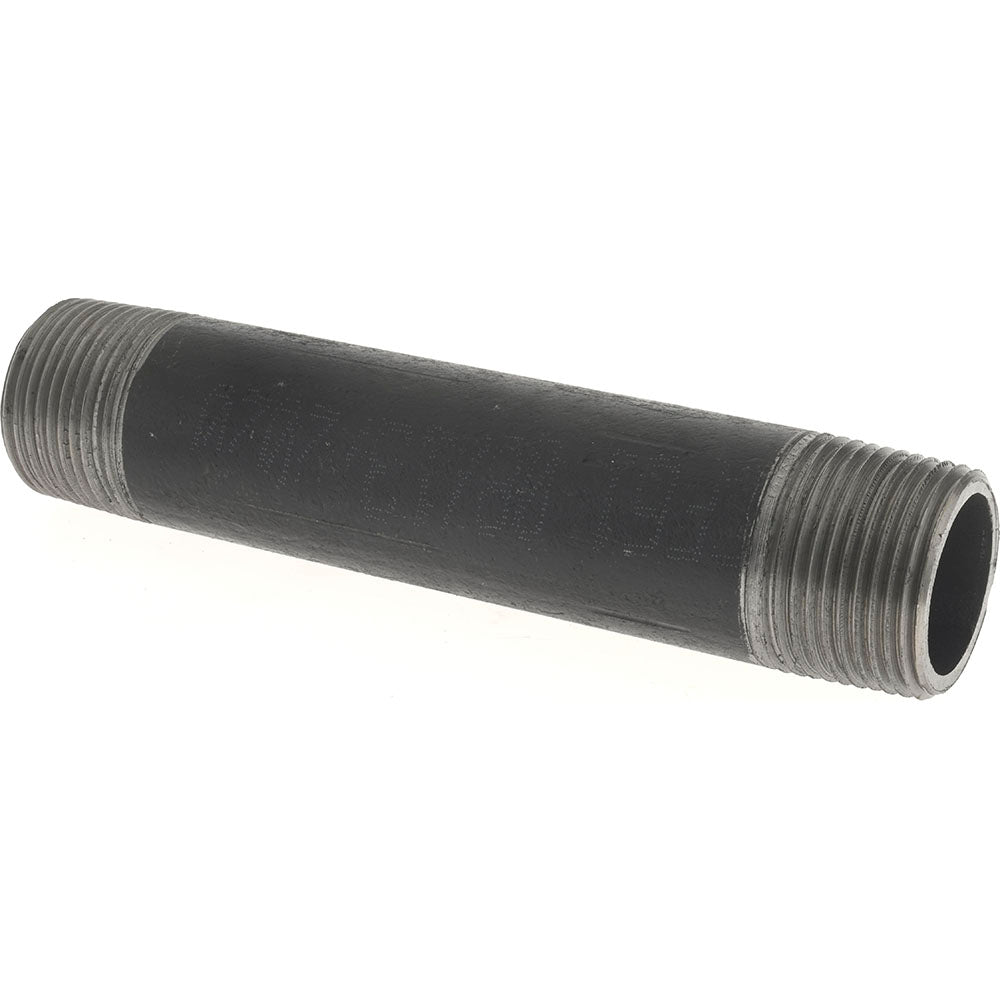 Value Collection 1152.4BLKBN80 Black Pipe Nipple 1" Dia x 6" Long, Schedule 80