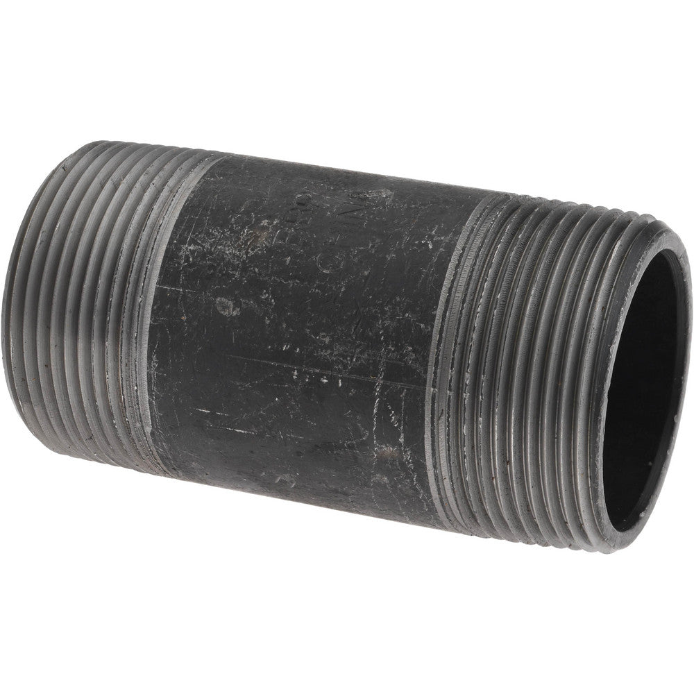 Value Collection 11/288.9BLKBN80 Black Pipe Nipple 1-1/2" Dia x 3-1/2" Long, Schedule 80
