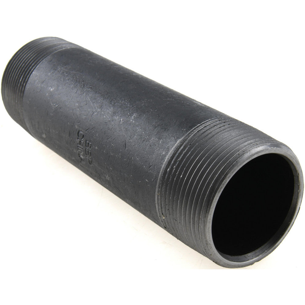 Value Collection 11/2152.4BLKBN80 Black Pipe Nipple 1-1/2" Dia x 6" Long, Schedule 80