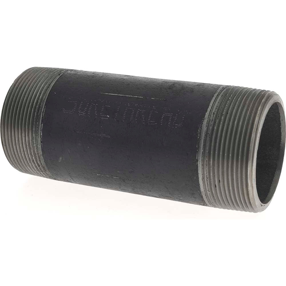 Value Collection 2139.7BLKBN80 Black Pipe Nipple 2" Dia x 5-1/2" Long, Schedule 80
