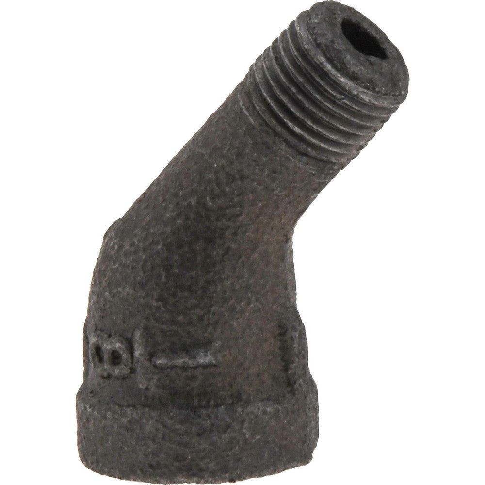 Value Collection B121 6 Black 45 ° Street Elbow 1/8", Threaded