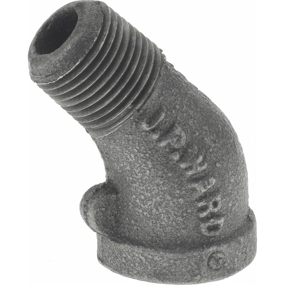 Value Collection B121 10 Black 45 ° Street Elbow 3/8", Threaded