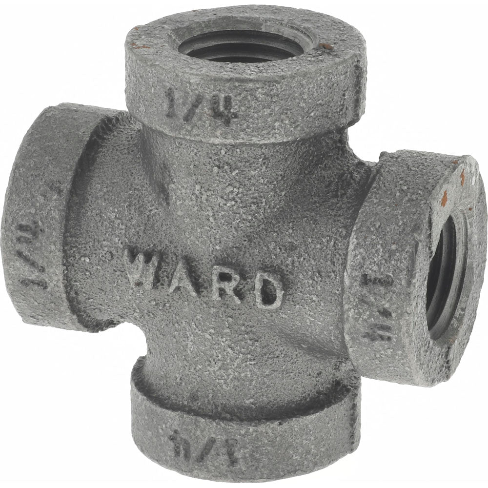 Value Collection B180 8 Black Cross 1/4", Threaded