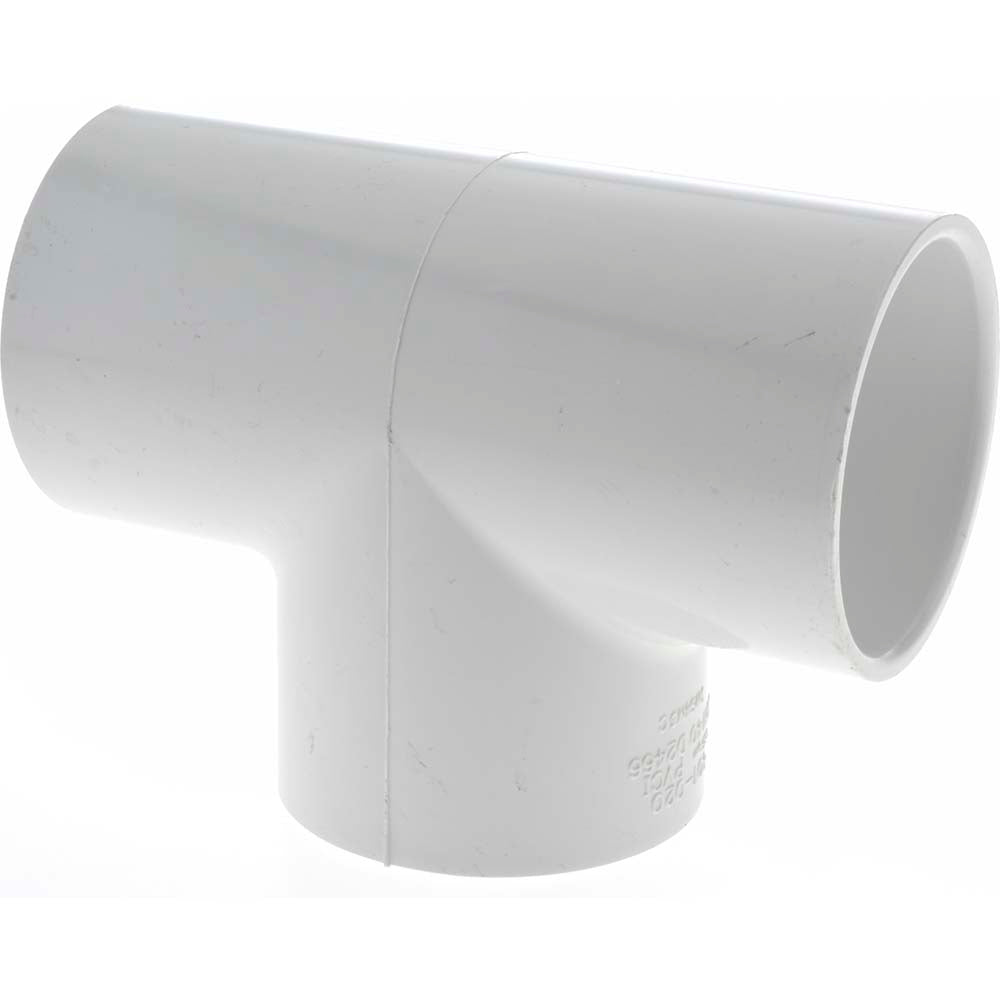 Value Collection 401-020 2" PVC Plastic Pipe Tee