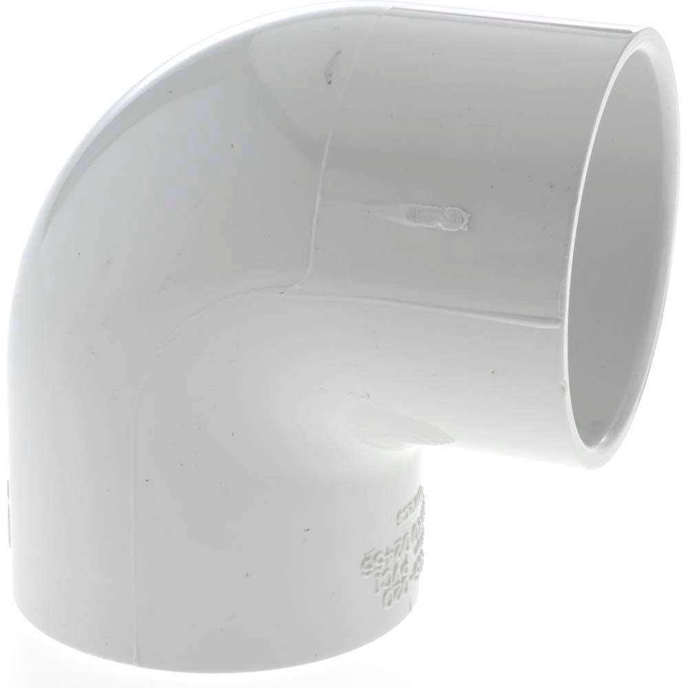 Value Collection 406-020 2" PVC Plastic Pipe 90° Elbow