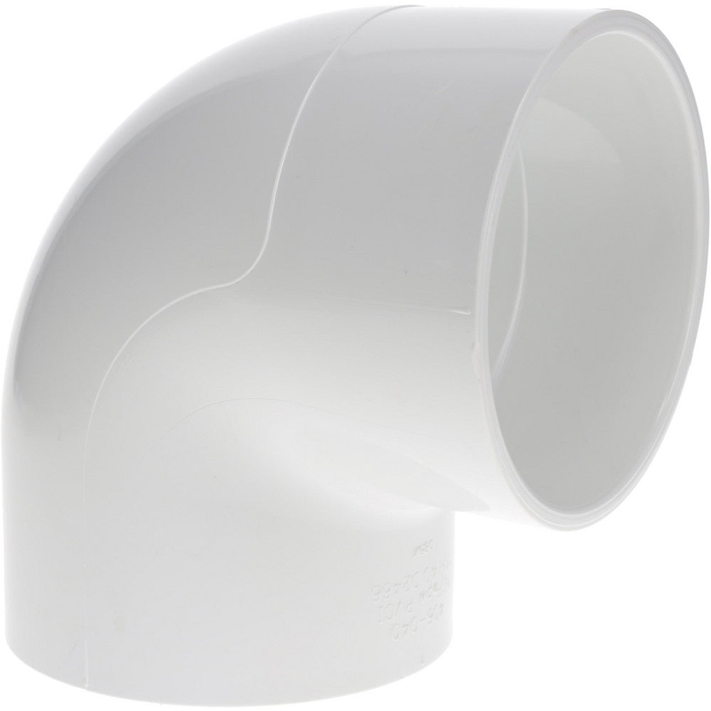 Value Collection 406-040 4" PVC Plastic Pipe 90° Elbow