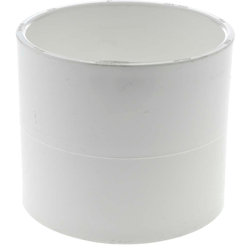 Value Collection 429-040 4" PVC Plastic Pipe Coupling