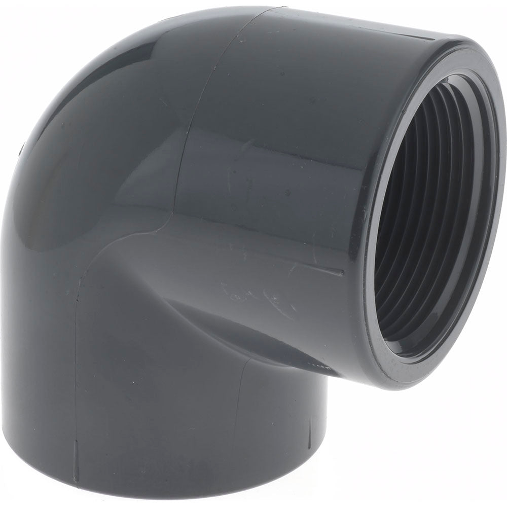 Value Collection 808-015 1-1/2" PVC Plastic Pipe 90° Elbow
