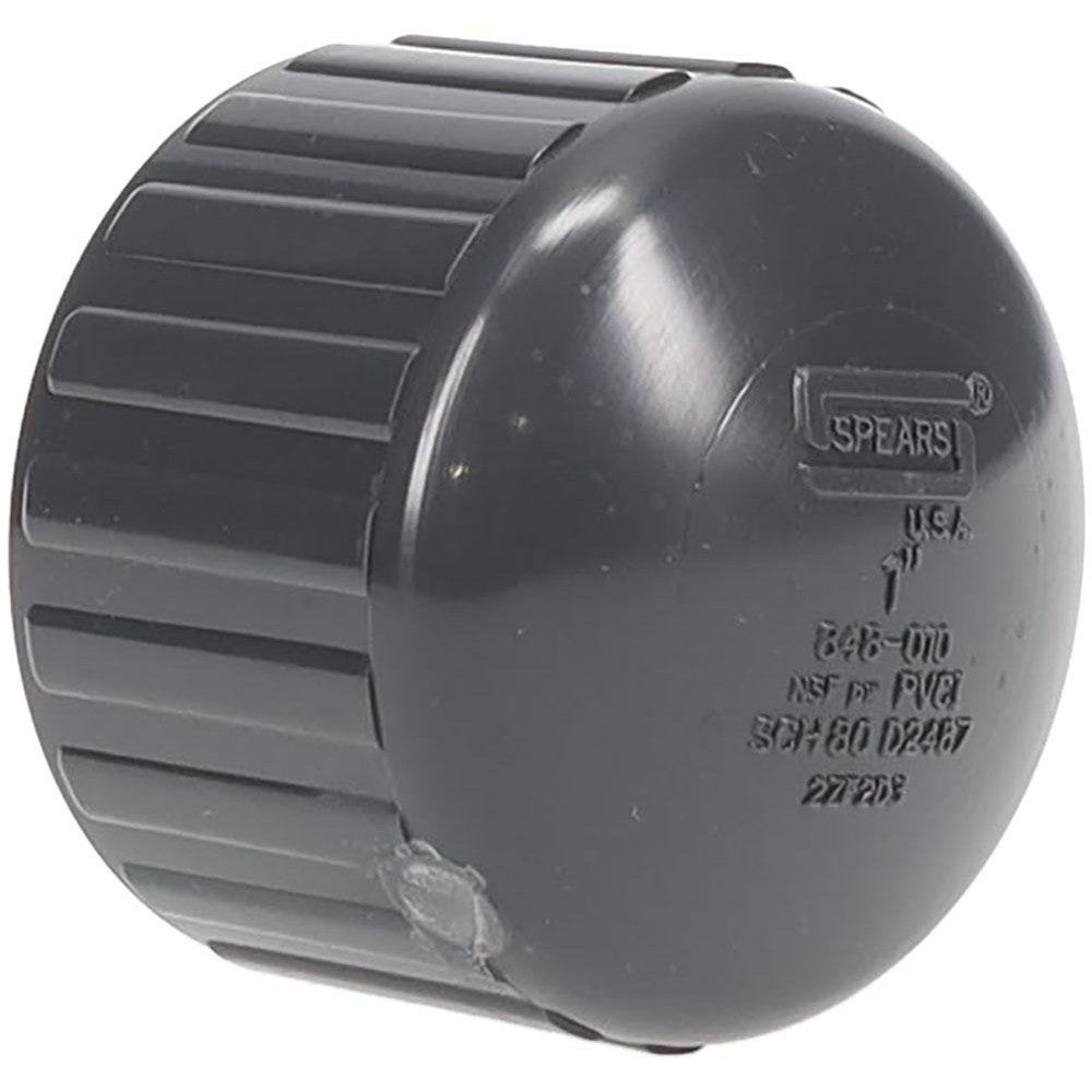 Value Collection 848-010 1" PVC Plastic Pipe End Cap