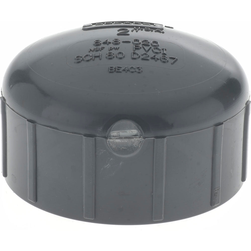Value Collection 848-020 2" PVC Plastic Pipe End Cap