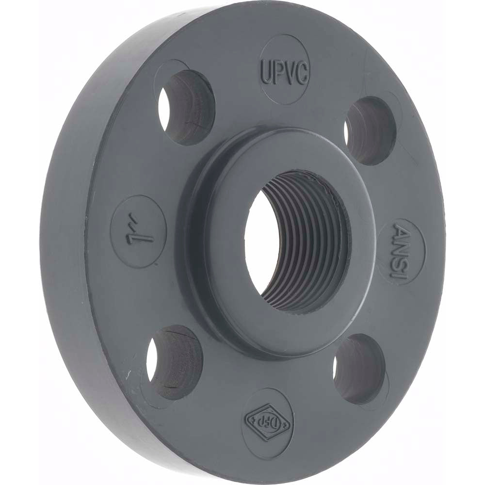 Pro-Source 852-010 1" PVC Plastic Pipe Flange (One Piece)