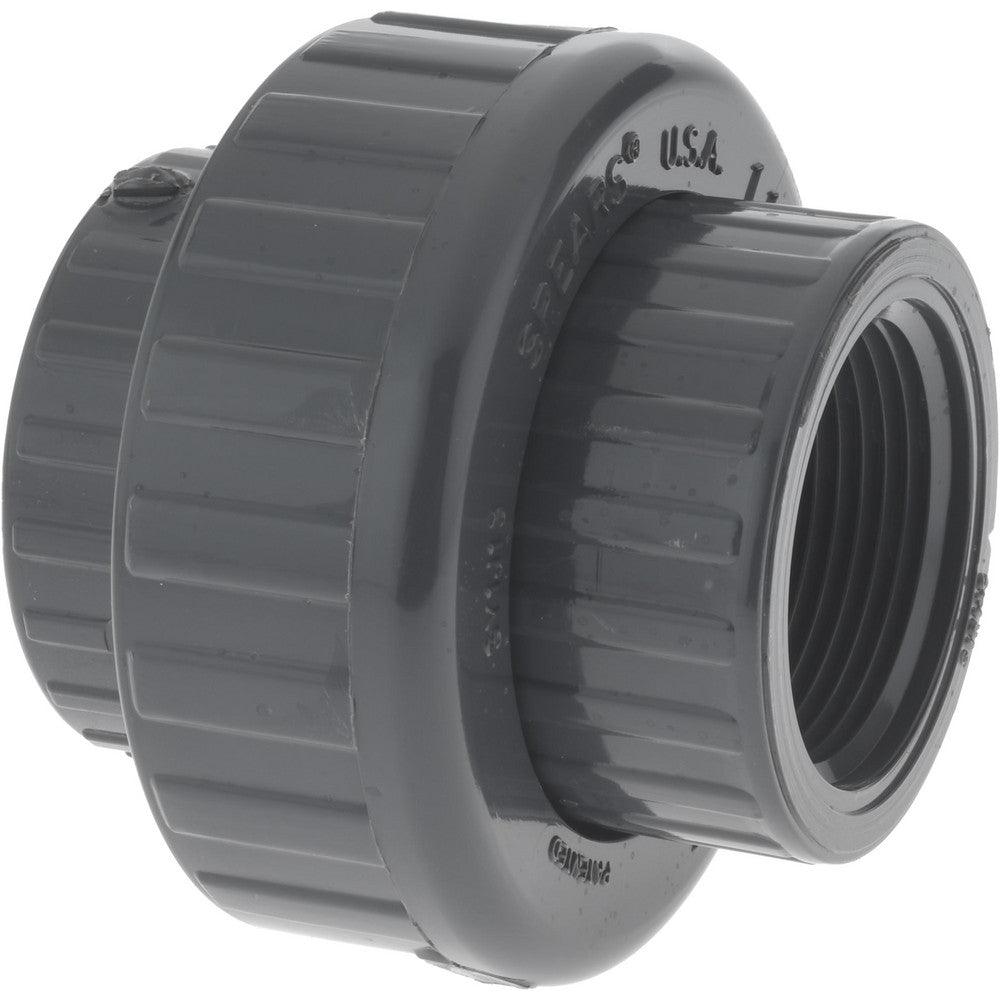 Pro-Source 898-012 1-1/4" PVC Plastic Pipe Union with EPDM O-Ring